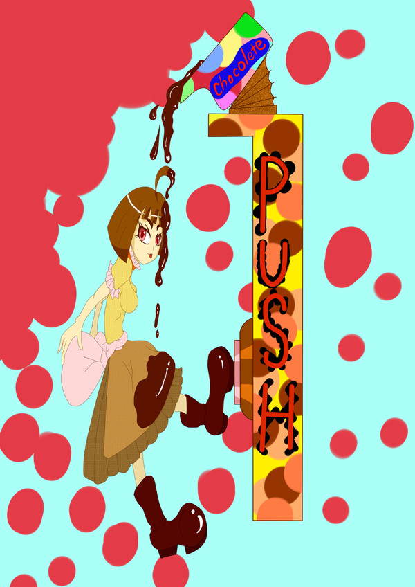 チョコドーナツ　擬人化