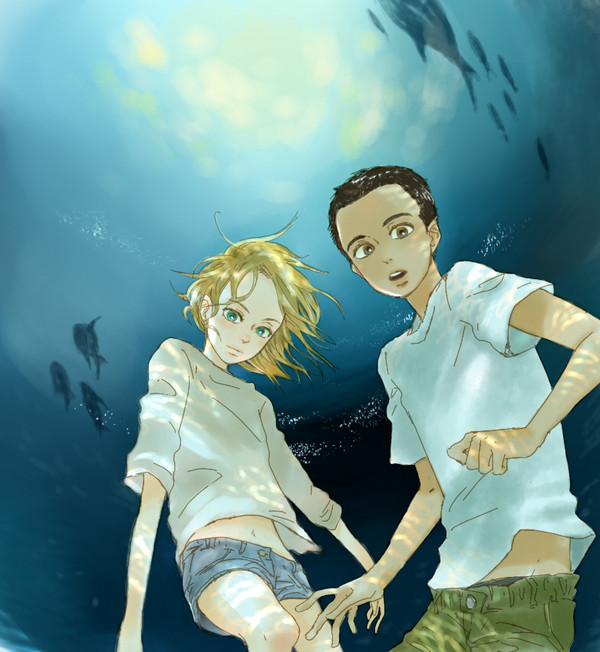海の中