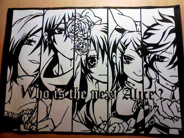 【切り絵】人柱アリス