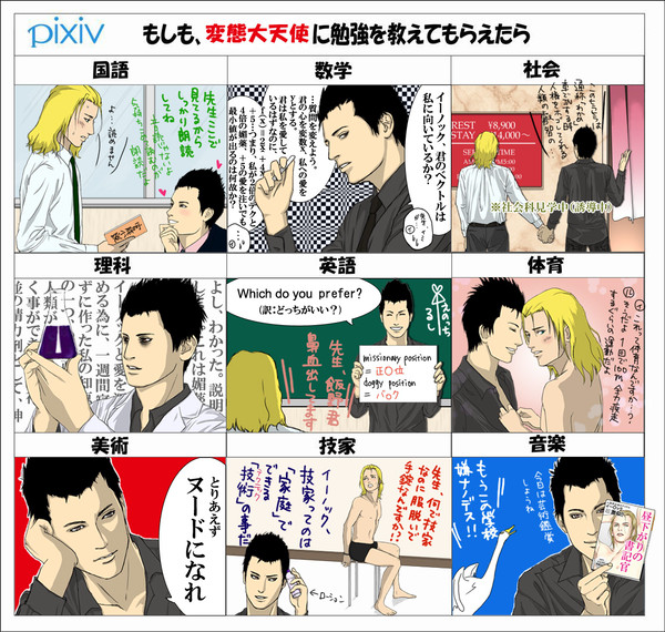 【腐向け】もしも、変態大天使に勉強を教えてもらえたら