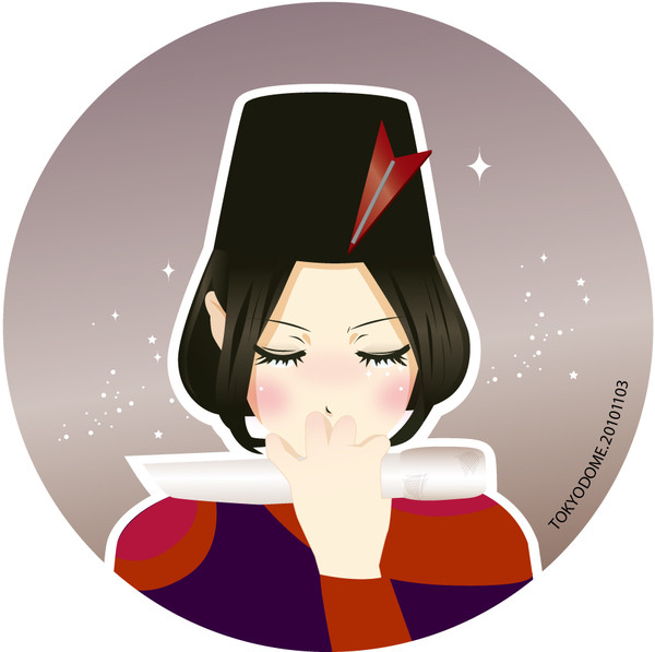 涙をこらえるのっち