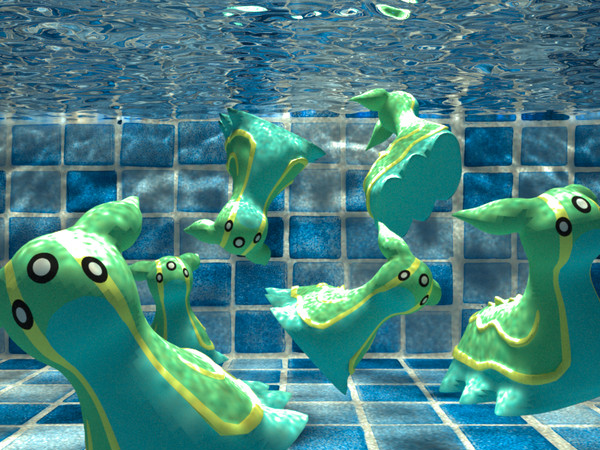 水中トドン