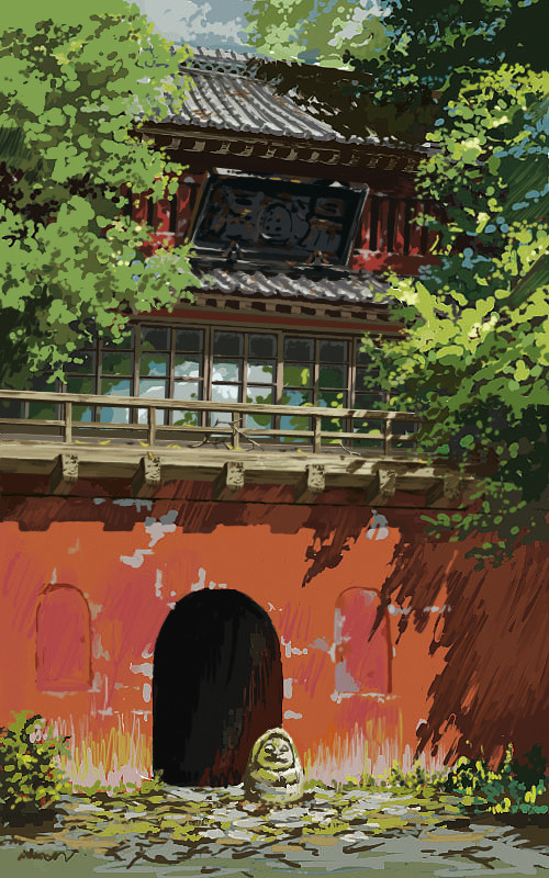 ジブリ背景練習04