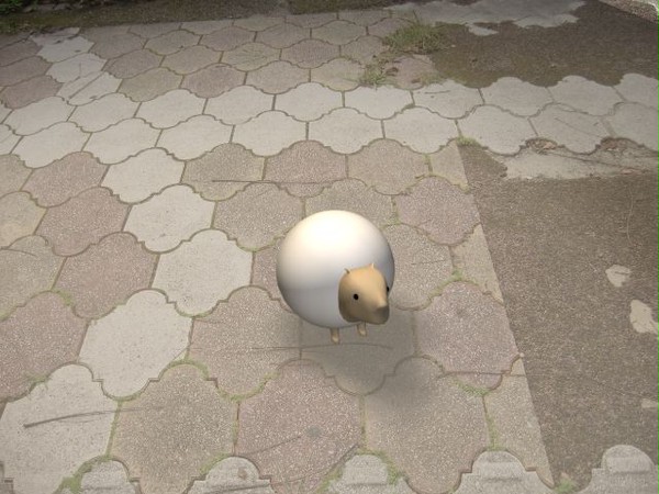 ３Ｄ作品（実写合成）