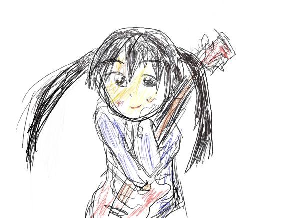あずにゃん模写