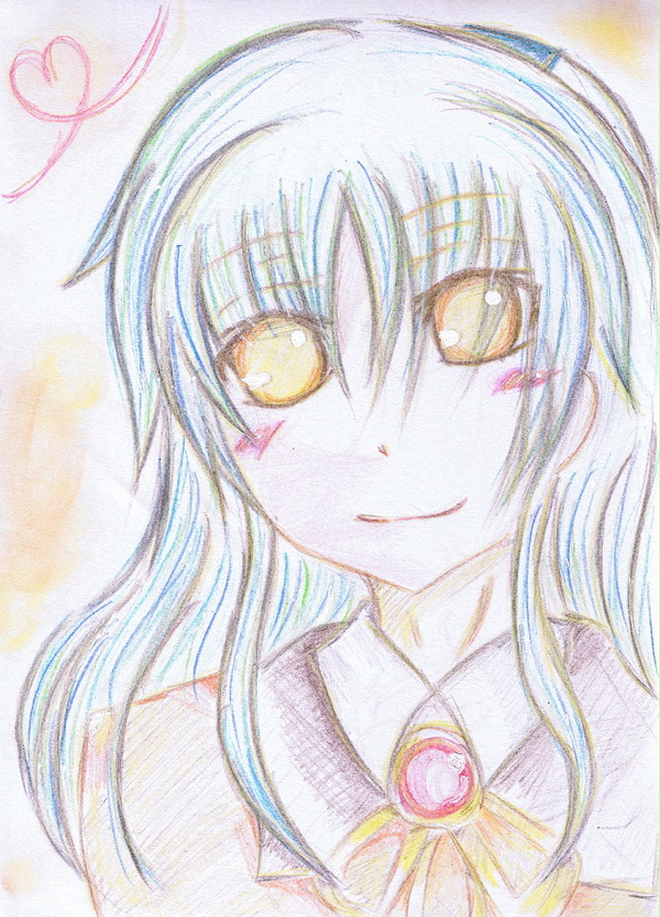 天使ちゃんこと奏を初描きしてみた