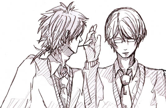 ｢ほれ。｣｢いや、結構。｣