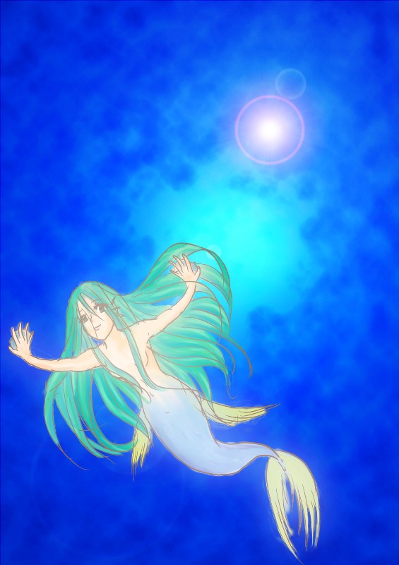 こうかのれんしゅー(海を作ったのでつい)