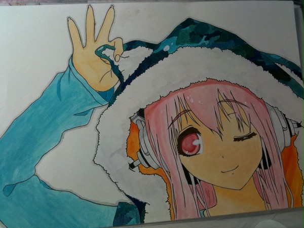 手描きそに子