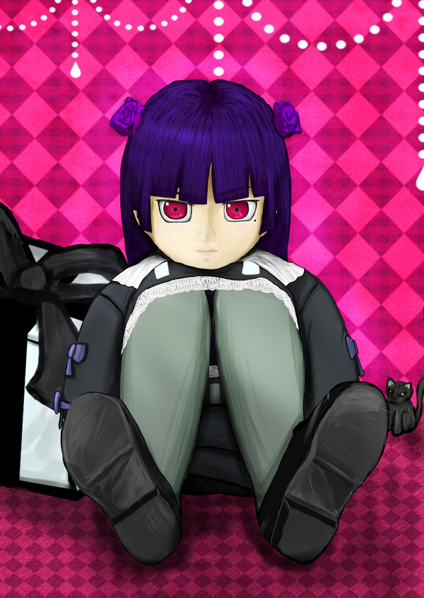 黒猫描いたつもりが別物っぽく・・・