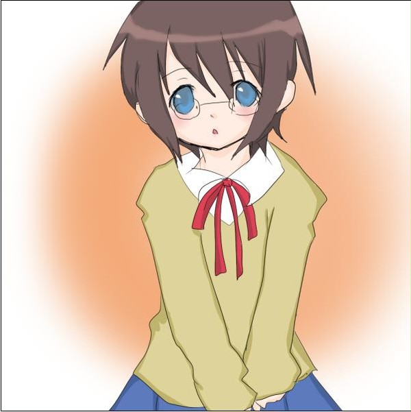 地味子かいてみたー