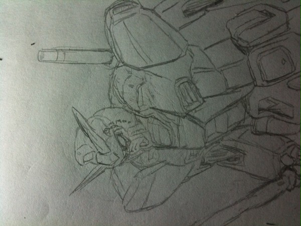 何も見ないで描いたガンダム