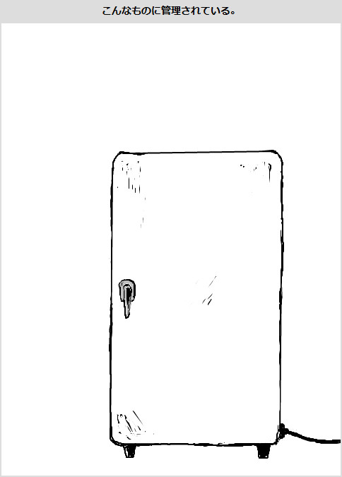 こんなものに管理されている。１