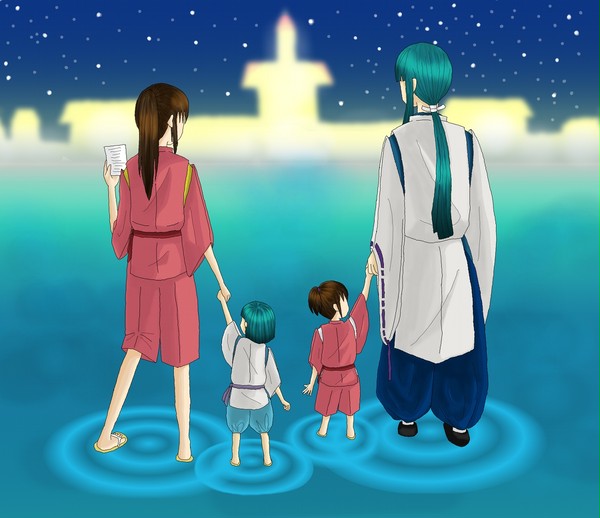 子連れ。