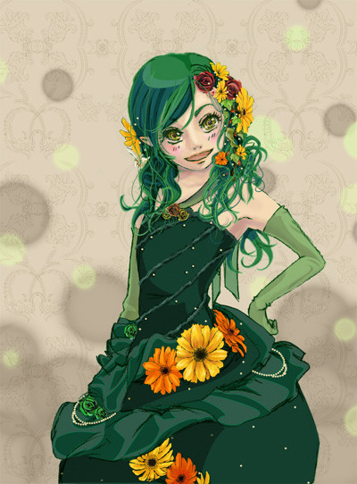 花ドレス