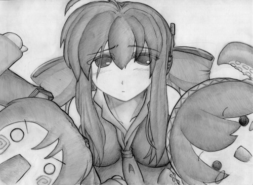 ハクとはちゅねとたこ
