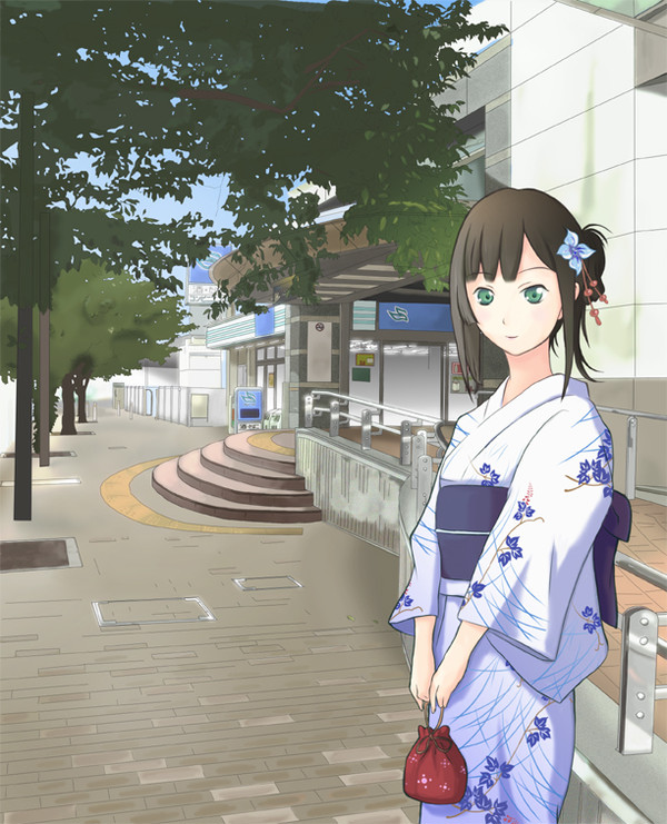 東雲駅の皐月ちゃん