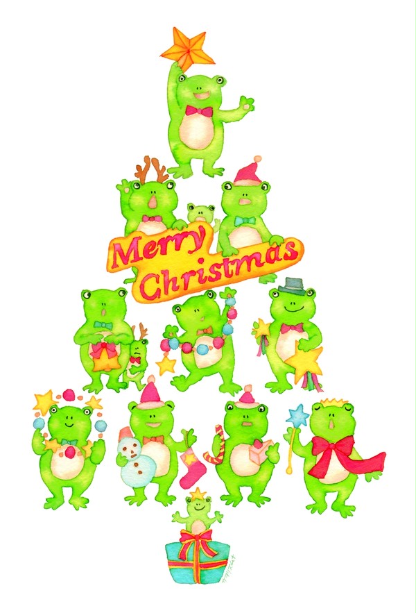 カエルのクリスマスは