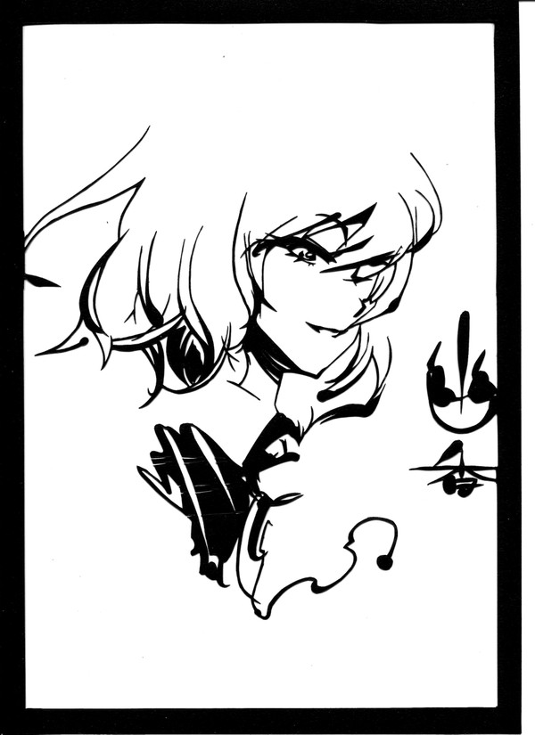 【切り絵】風見幽香の肖像