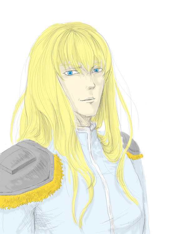 とりあえず前髪が描きたかった