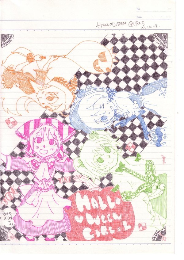 こないだのはろうぃん絵