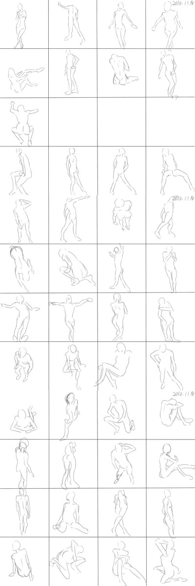 30秒ドローイング（1日目）