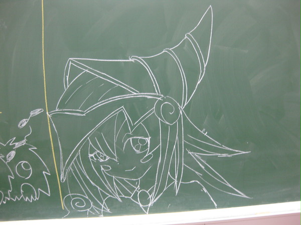 学校にて