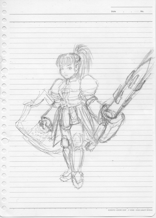 自キャラ（ちょっとだけ）リアル等身