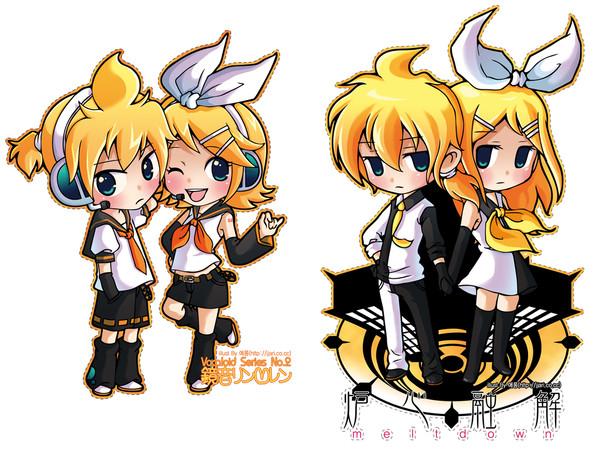鏡音リン＆レンの基本と爐心融解 Version