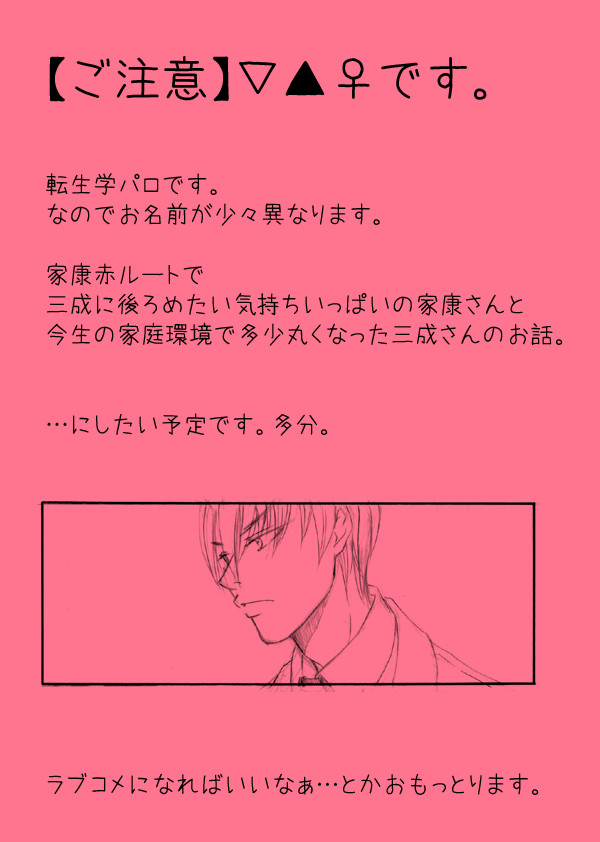 【転生学パロ/▽▲♀】私の家康がこんなに可愛いわけがない