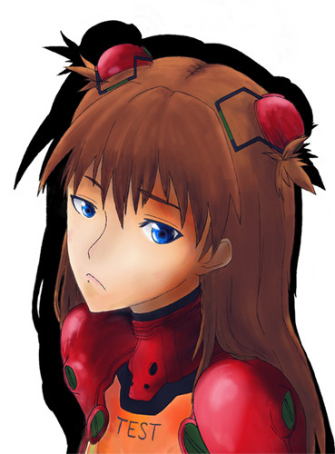 ちょっと前に描いたアスカ