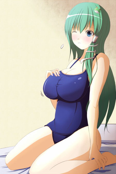 スク水できょぬーな早苗さん