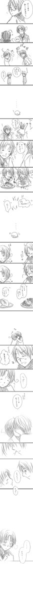 【腐】おもち漫画を擬人化【アルフェリ】