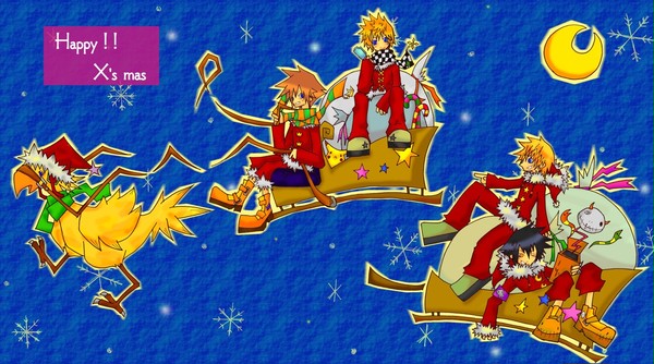 4つ子でサンタ☆