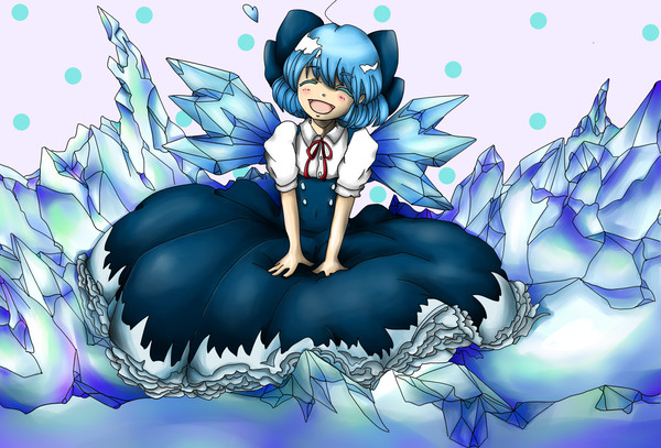 塗らせていただきました　チルノ
