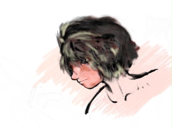 描きかけの若人ｗ
