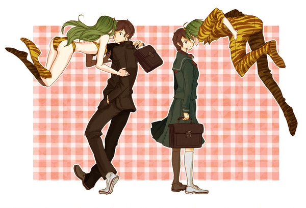 あたる♂とラム♀とあたる♀とラム♂