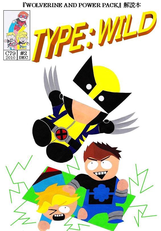 冬コミ新刊表紙『TYPE：WILD』（修正版）
