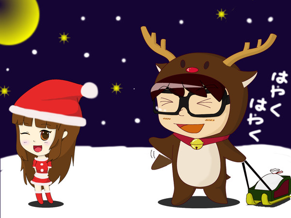 クリスマスなので描いてみた