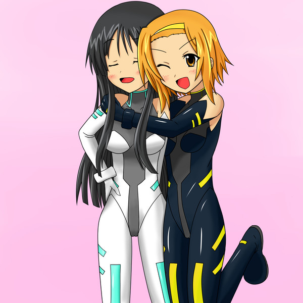 律＆澪withパイロットスーツ