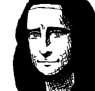 知り合いのモナリザ完成を全力で祝いたかった絵。