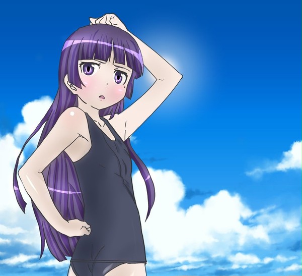 黒猫　セクシィポーズ