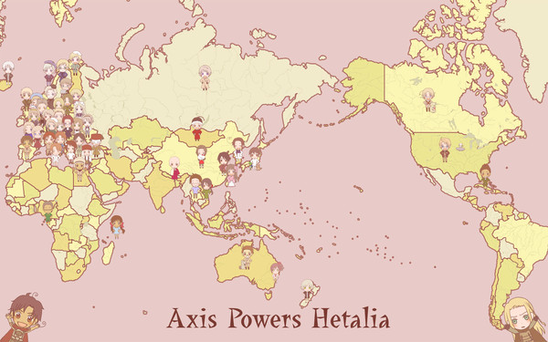 【ヘタリア】世界地図