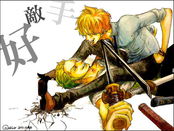 ZORO+SANJI=RIVAL