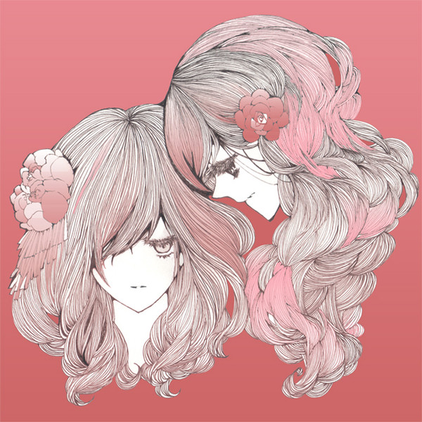 牡丹と薔薇