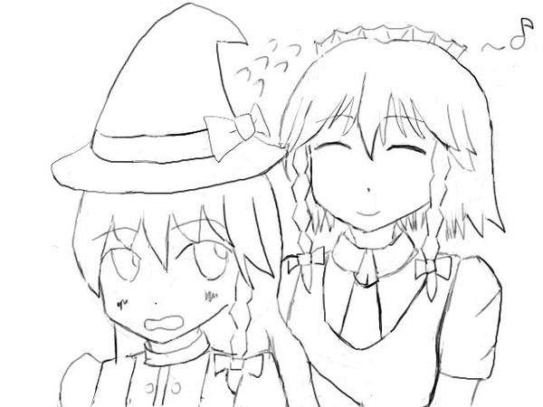 咲マリっぽいものの下書き