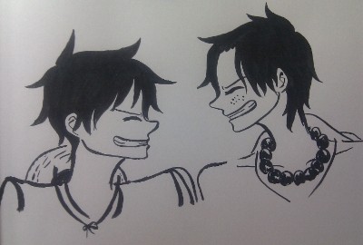 luffy & ace