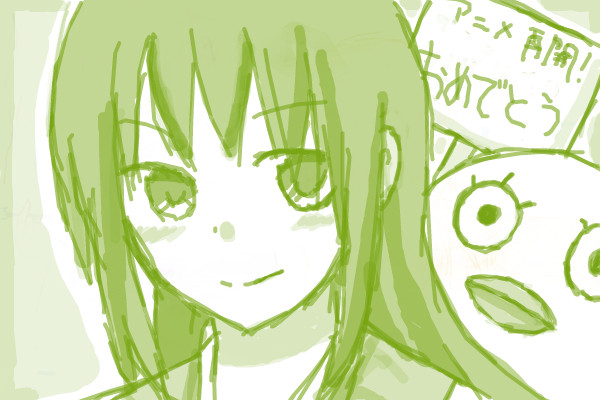 アニメ再開