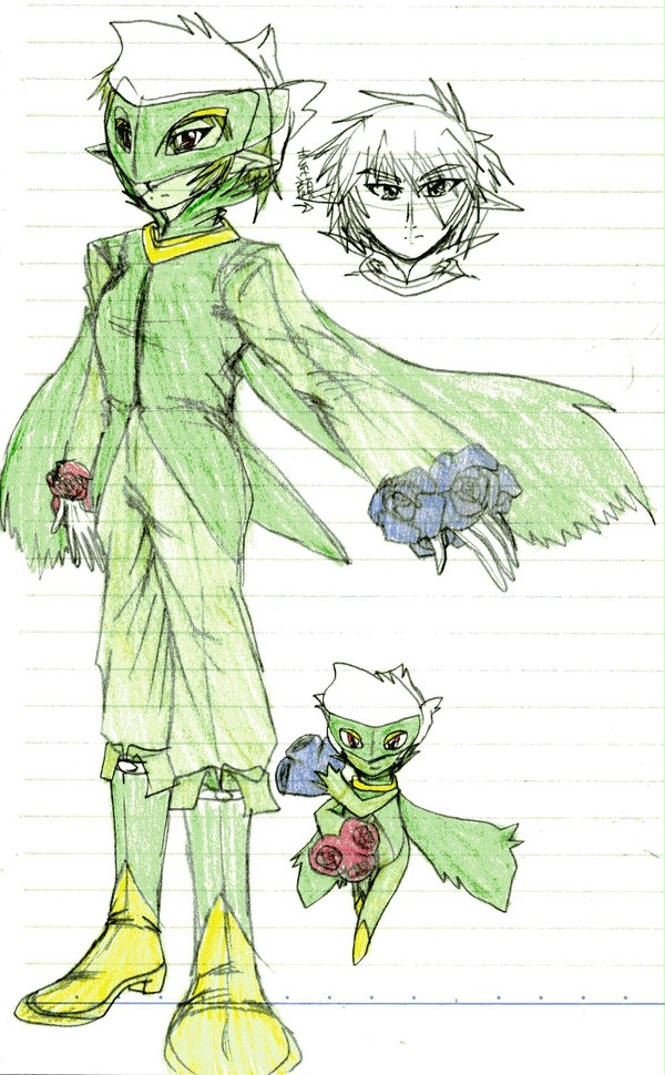 【擬人化注意】ロゼッタ【ロズレイド♂】