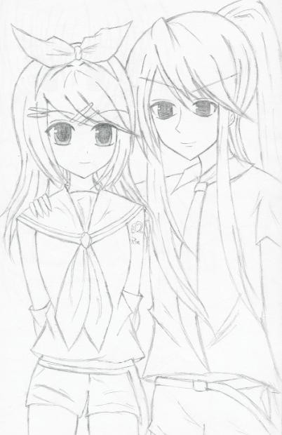 鏡音リン&神威がくぽ